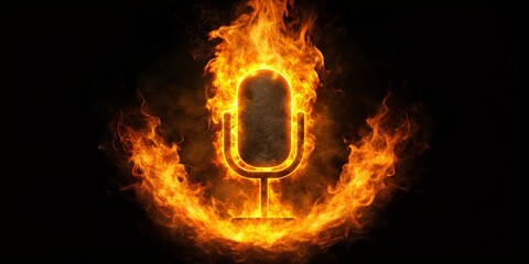 Record in space flame isolated on black space background, record, space, flame, isolated, black, background, universe, cosmic