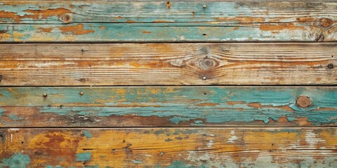 Shabby wood background with weathered texture and peeling paint , rustic, vintage, distressed, old, grunge, weathered, aged