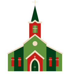 Cute Christmas Church