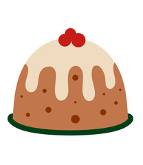 Cute Christmas Pudding