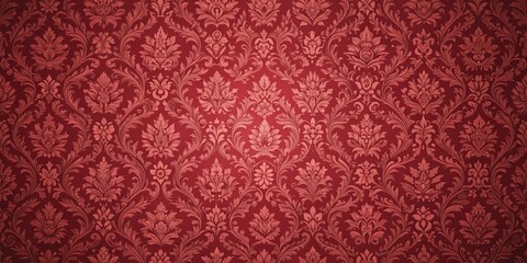 Opulent red damask vintage floral wallpaper pattern, opulent, red, damask, vintage, floral, wallpaper, pattern, seamless