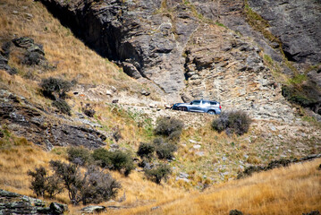 Driving Track in Deer Park Heights - Queenstown - New Zealand