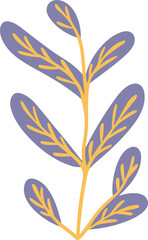 Hand Drawn Abstract Leave