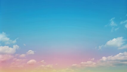 Obraz premium of a gradient sky background for cellphone wallpaper, , gradient, sky, background, wallpaper, cellphone,digital, clouds, blue