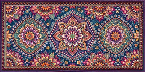 abstract background with floral ornament