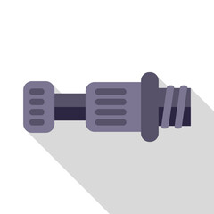 Ratchet wrench isolated on white background, tightening and loosening bolts and nuts during repair work