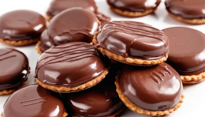  Delicious chocolatecovered cookies ready to be savored