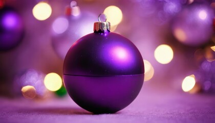 Obraz premium Elegant Christmas Ornament in a Festive Setting