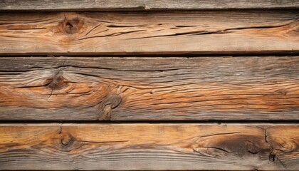 Fototapeta premium Weathered charm of rustic wooden planks