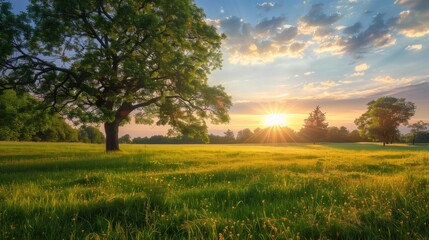 Obraz premium Free good morning scene wallpaper background photo