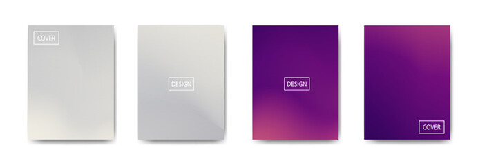 set of abstract background with beautiful gradation color, colorful background for poster flyer banner backdrop.vertical banner.cool fluid background vector illustration