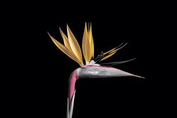 Strelitzia Flower in Nature, Pattern, Wallpaper, Cover and Screen for Smartphone, Cell Phone, Computer, Laptop, 9:16 and 16:9 Format