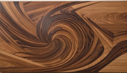  Elegant wooden surface with swirling patterns