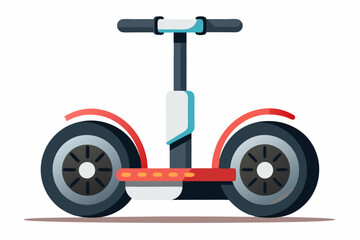 Red and Black Electric Self-Balancing Scooter