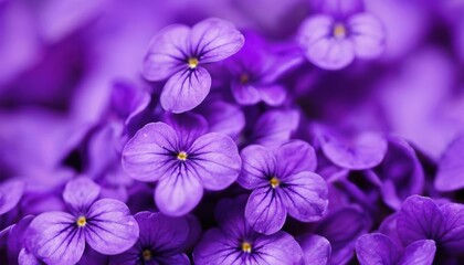 Obraz premium Vibrant purple flowers in bloom