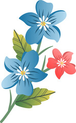 Spring flower illustration