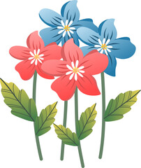 Spring flower illustration