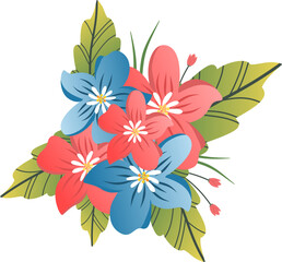 Spring flower illustration