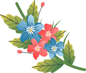 Spring flower illustration