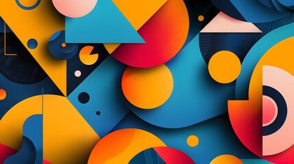 Colorful Abstract Geometrical Shapes/Backgrounds