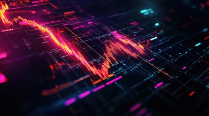 Obraz premium Modern Portfolio Management Software - Digital Tools for Investment Tracking in 3D Illustration