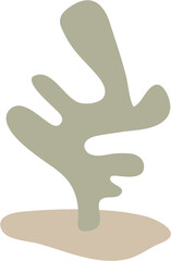 Obraz premium Hand-Drawn Doodle Abstract Organic Shape