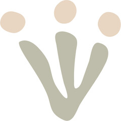 Hand-Drawn Doodle Abstract Organic Shape