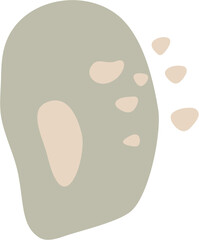 Hand-Drawn Doodle Abstract Organic Shape