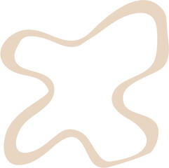 Hand-Drawn Doodle Abstract Organic Shape