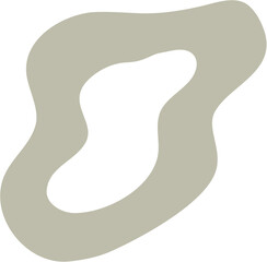 Hand-Drawn Doodle Abstract Organic Shape