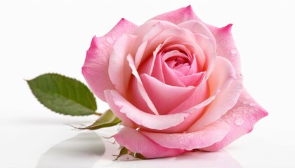  Pure elegance  A single rose in bloom