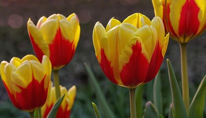 Obraz premium Blooming with vibrant hues a bouquet of joy
