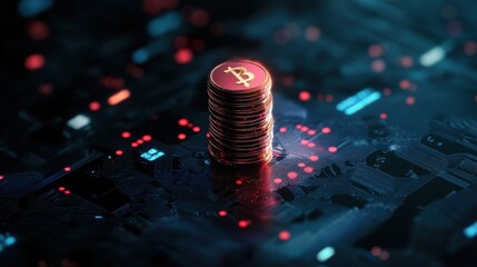 Dynamic Investment Capital Flow and Strategic Allocation 3D Illustration