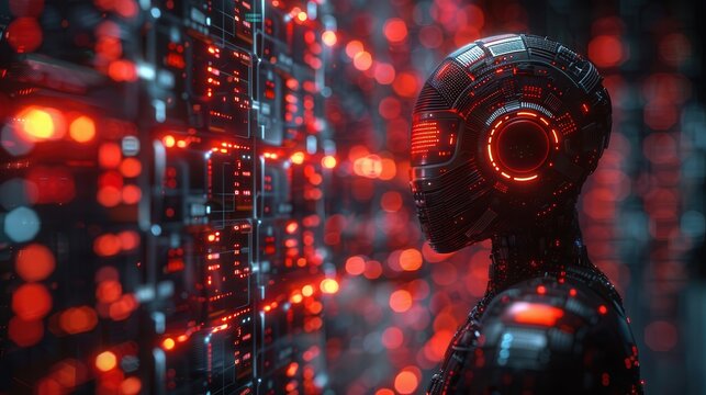 Unleashing the Power of AI Algorithms: Conceptual Image of Big Data Analysis