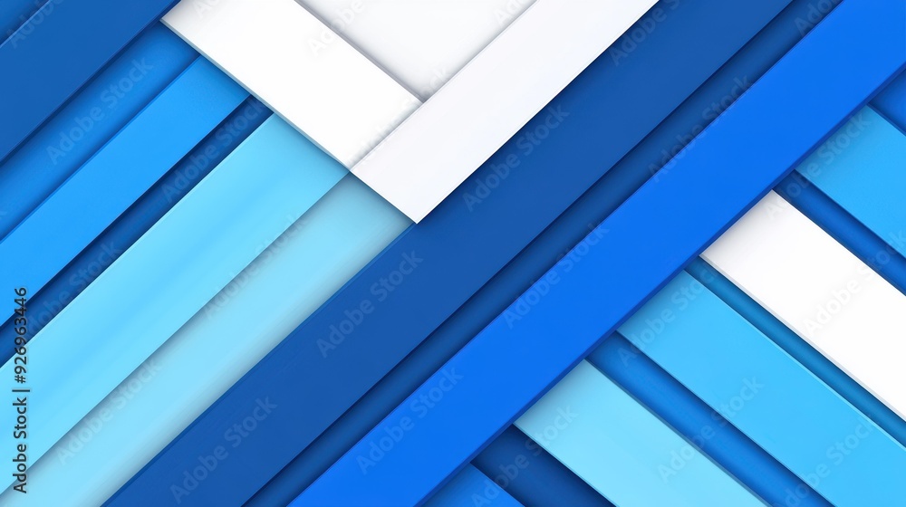 Poster explore a vibrant abstract blue vector background featuring dynamic diagonal stripes for a modern to