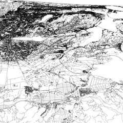 Obraz premium 3D illustration of city and urban in Hamamatsu Japan