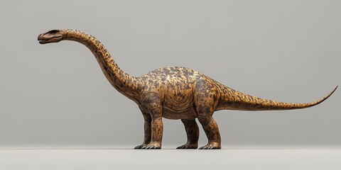 Real Brachiosaurus dinosaur animal wildlife. 