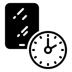 Phone icon, glyph icon style