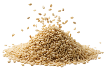 Sesame Seeds in Flight