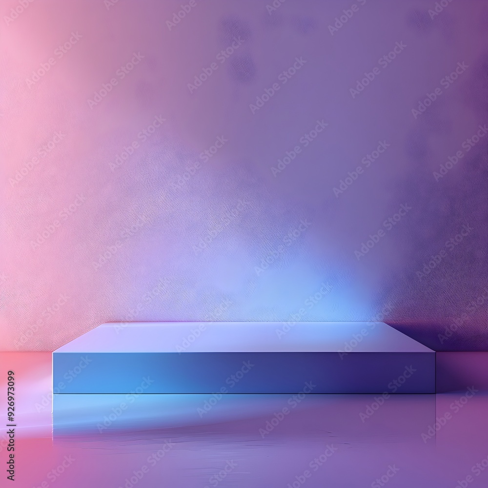 Poster minimalist empty backdrop with gentle gradient for product presentation concept