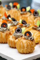  Duck liver in eclair