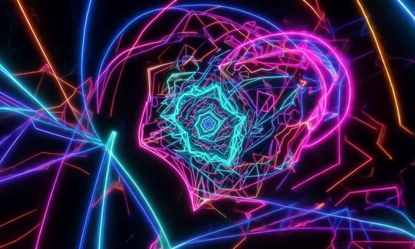 Infinite Neon Beauty
