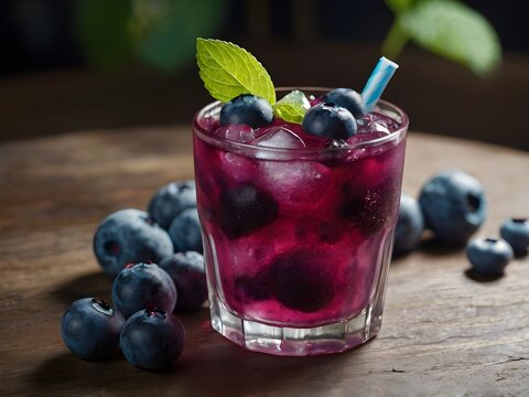 Iced Blueberry Ade