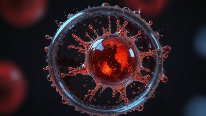 Virus particles, which are microscopic germs that can cause various diseases, are simple in structure. It consists of genetic material (DNA or RNA) wrapped in protein.