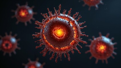 Virus particles, which are microscopic germs that can cause various diseases, are simple in structure. It consists of genetic material (DNA or RNA) wrapped in protein.