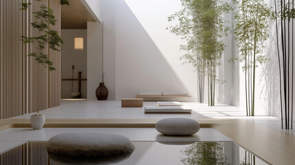 Explore interior design ideas inspired by Asian style.