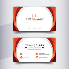 Business Card Design Template For Modern Corporate