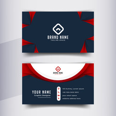 Business Card Design Template For Modern Corporate