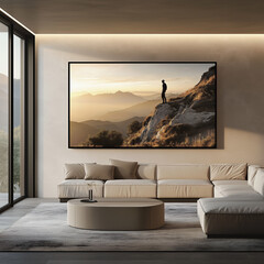 Living room design ideas in a minimalist style.