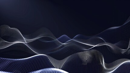 Abstract Digital Wave Background